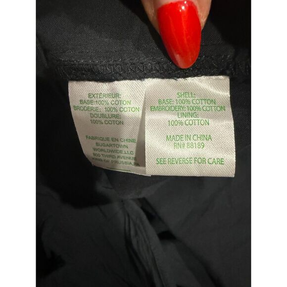 Lilly Pulitzer Aisha Pinwheel Eyelet Romper - Onyx 14 - Picture 9 of 10